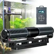 Aquarium Wave Maker- Cross Flow Water Circulation Pump - 30-100 Speed Adjustable, Quiet Auto Night Mode & Mobile APP Control, Strong Magnetic Base for 1.5-3.0m Fish Tanks