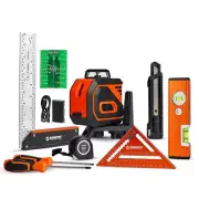 360 Self Leveling Laser Level and Carpenter Tools Set -10Pcs Woodworking Tool...