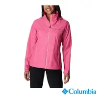 在飛比找PChome24h購物優惠-Columbia 哥倫比亞 女款-防潑水風衣-桃紅 UWL0