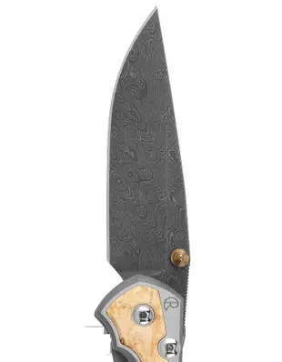 【angel 精品館 】Chris Reeve Large Sebenza 31 Box Elder 鈦柄鑲崁北美楓木