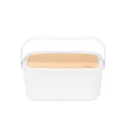 Brabantia NIC Bread Bin - Light Grey