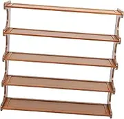 NOLITOY 1Set Bamboo Shoe Rack Organizer Multi Storage Shelf for Closet Entryway Bathroom Heavy Duty Quick Assembly Versatile Use for Shoes Slippers Boots Stylish Home
