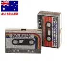 Women Retro Evening Clutch Bag Handbag Sparkly Rhinestone Crystal Purse Party AU