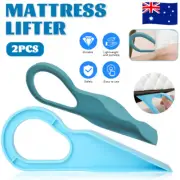 2PCS X-Large Ergonomic Mattress Lifter Wedge Elevator Bed Making Lifting Tool