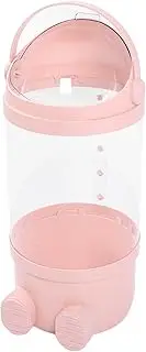 Stuffed Toy Display Tube, Cute Look Multifunctional Stuffed Animal Storage Tube Plastic for Bedroom (Pink)