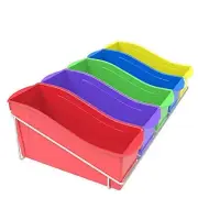 Storex Large Book Bins Metal Shelf Rack (71125u01c)