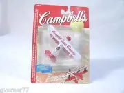 New Campbell's Stearman Barnstormer Biplane Diecast Toy 04270 Campbell Soup Co