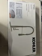 Kohler Vind Semi Professional Pull Down Kitchen Faucet Stainless Finish