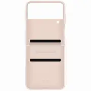Samsung Galaxy Z Flip 4 (F721), Authentic Flap Leather Cover, Peach Color