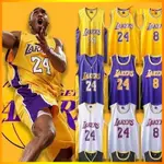 新款KOBE球衣 NBA球衣 科比V領24號 園領籃球衣 實戰球衣 籃球背心 籃球訓練衣 籃球訓練服 兒童成人款籃球衣服