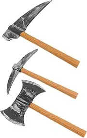 Abaodam 3pcs Dwarf Props Mini Foam for Carnival Costumes Halloween Dwarf Prop Cosplay Gnome Costume Accessories Gnome Accessories Axe Axe Stage Performance Plastic