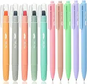Mr. Pen- Bible Highlighters and Pens, 10 Pack, Gel Highlighters, Cotton Candy Clouds, Bible Highlighters No Bleed, Gel Highlighter No Bleed Through, Aesthetic Pens, Gel Pens, Cute Pens
