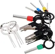 ETHZZLE 21pcs Terminal Needle Picker Push Pin Removal Tool Wrench to Remove Automotive Steering Terminal Automotive Tools Bead Extractor Atx Pin Removal Tool Connector Pin Removal Tool
