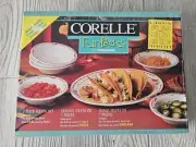 Set of 6 Vintage Corelle Fiesta Chili Peppers Bowl 8.5 And Serving Platter