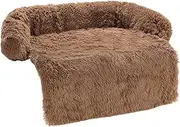 Dog Bed Dog Bed Mat Cover for Sofa Fluffy Dog Beds Cushion Dog's Bed Seat Car Pet Blanket Pet Bed (Color : Khaki, Size : M)