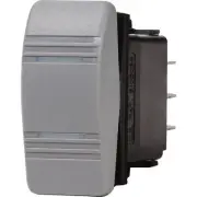 Blue Sea 8220 Marine Contura Switch DPDT Gray - ON-OFF-ON