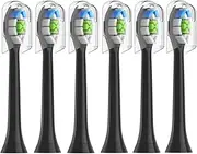 An Electric Toothbrush Replaces The Toothbrush Head. Compatible For Philips HX6211 HX6213 HX6220 HX6231 HX6234(Black x6pcs)