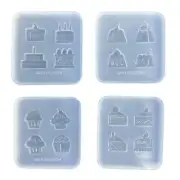 Various Shapes Cake Casting Molds Clear White Silicone for Bisuits Making
