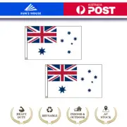 2PCS 150X90cm Australian White Ensign Flag RAN Navy Australia Outdoor Flag