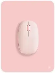 Small Mouse Pad 15 x 20 cm, Audimi Mini Mouse Pad Thick for Laptop Wireless Mouse Home Office Travel, Portable & Washable (Pink)