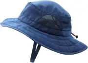 Kids Wide Brim Mesh Sun Hat UPF 50+ Sun Protection Summer Beach Hat