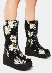 [Irregular Choice] Black Gimme A Boost Platform Boots