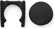 Guardian Angel Flashlight Hard Hat Mount Accessory – Magnetic Mount – Single Sided Adhesive for Strong Bond, Rubber Grip Attaches to Safety Light – for Hard Hats & More