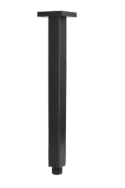 Mixx 11SSD01M Chai 300mm Matt Black Square Ceiling Dropper Shower Arm, Exp Post