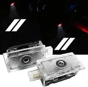 Qianjiang 2Pcs/Set Car Door Lights For Dodge Charger 2010-present, Courtesy LED Ghost Shadow Light Projector Lamps Accessories