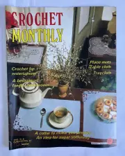 CROCHET MONTHLY, issue number 67. vintage instruction & pattern magazine