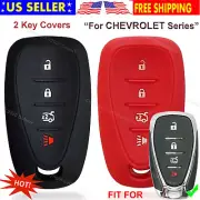 2x Silicone Case Protector Chevy Fob Car Cover Holder for Chevrolet Smart Key
