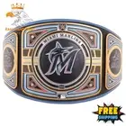 MIAMI MARLINS LEGACY WRESTLING CHAMPIONSHIP REPLICA TITLE BELT ADULTS 4MM BRASS
