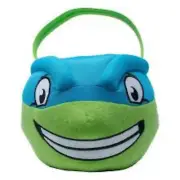 TEENAGE MUTANT NINJA TURTLE Leonardo Blue Plush Easter Basket NWT Easter Gift