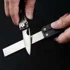Foldable Dual Sided Cutter Sharpener Coarse & Fine Honing Stone for Knives