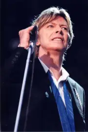 David BOWIE performing live onstage at Verizon Amphitheater Music Old Photo