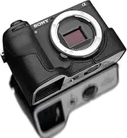 GARIZ Genuine Leather Camera Case for Sony α6700 XS-CHA6700BK Black