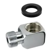 Keg Coupler Elbow 90° Angle Low Profile Adapter for Kegerators Stainless Steel