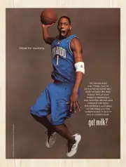 2003 Got Milk? Tracy McGrady Original Advertisement v2