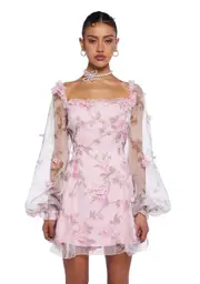 [Sugar Thrillz] Multiple Proposals Mini Dress - Pink