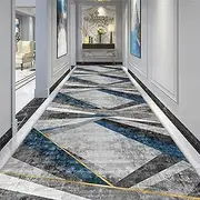Geometric Extra Long Hallway Runner Rug, Modern Non Slip Carpet Runners for Corridor Kitchen Entryway - 60cm/80cm/100cm/120cm Wide (Size : 2ftx3.3ft/60x100cm)