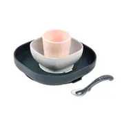 Beaba Silicone Suction Meal Set - Navy