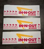 Set of 3 World Famous In-N-Out Burger Paper Hats