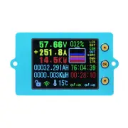 Wireless Battery Tester DC 120V 300A VOLTAGE AMP AH SOC Power Capacity Energy