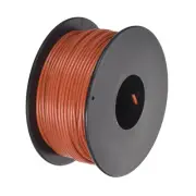 24AWG Stranded Wire PVC Hookup 30M/100ft Orange, Electrical Wire UL1007 Spool