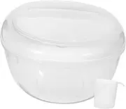 KOCKSHION Airtight Food Storage Container Capacity Grain Storage Bucket with Measuring Cup Food Grade Rice Dispenser for Cereal Flour and Organization