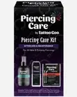 TATTOO GOO Piercing Aftercare Kit of Cleansing Spray, Soap, Swabs NEW