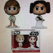 Star Wars Funko Vynl. Bobbleheads Luke Skywalker & Princess Leia NIB