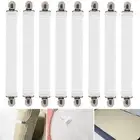 8Pack Adjustable Bed Sheet Straps Elastic Bed Fitted Sheet Holder with Clips