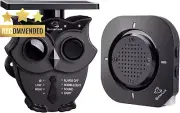 Driveway Alarm Solar Wireless 1/2 Mile Motion Sensor 120dBSirenIP65 Weatherproof