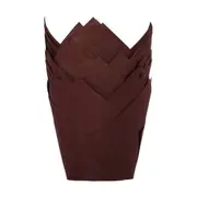 100 Count Greaseproof Cupcake Wrapper in Standard Size Paper Cupcake Liners Easy to Clean Greaseproof Wrapper kraft
